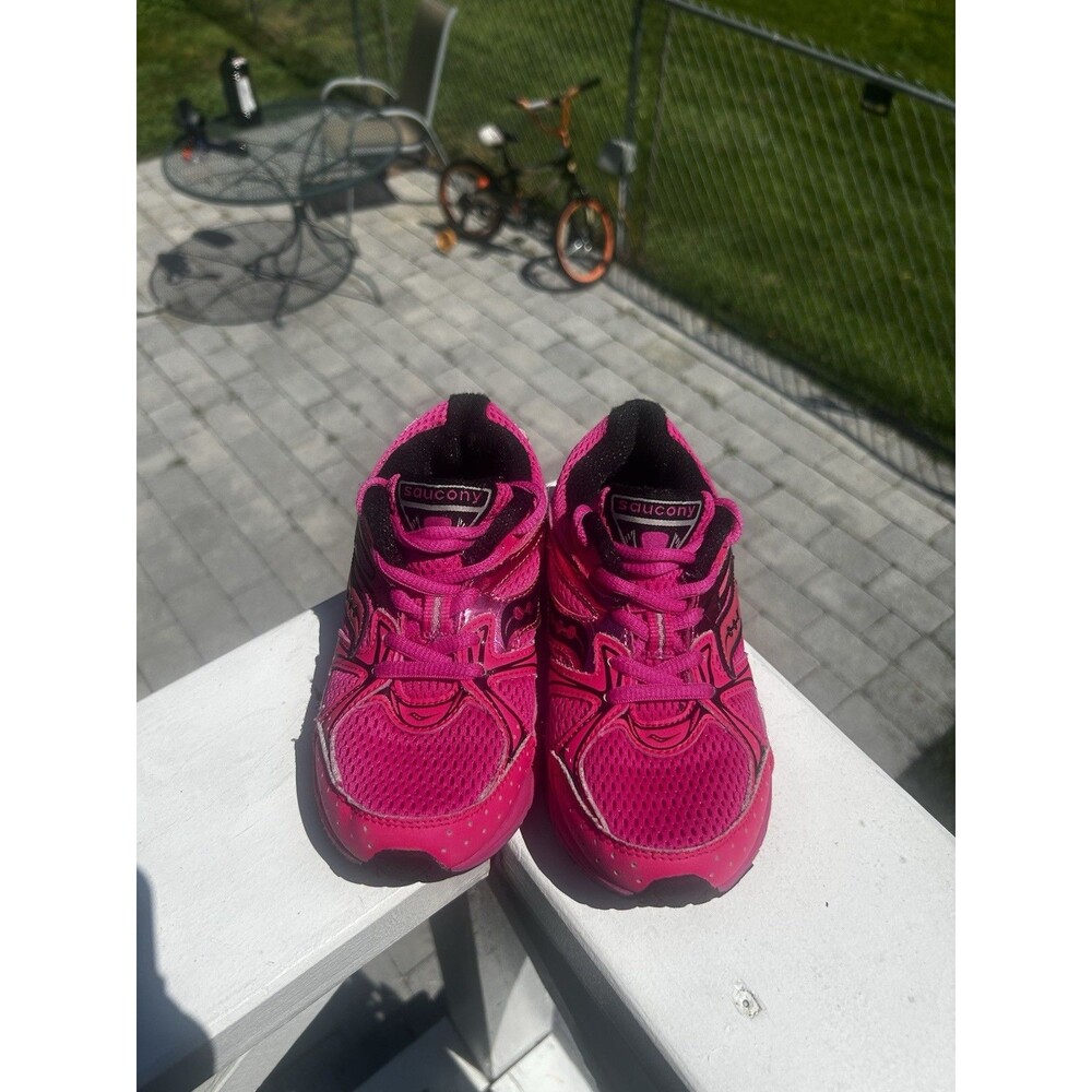 Saucony Ride Millennium Kids Girls Running Shoes Pink US Size 13M